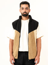 Multi Color Block Fleece Sherpa Jacket (Unisex)