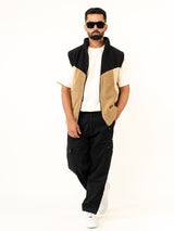 Multi Color Block Fleece Sherpa Jacket (Unisex)