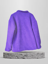 Purple Fleece Sherpa Jacket