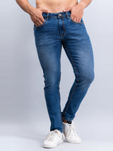 washed denim mens jeans