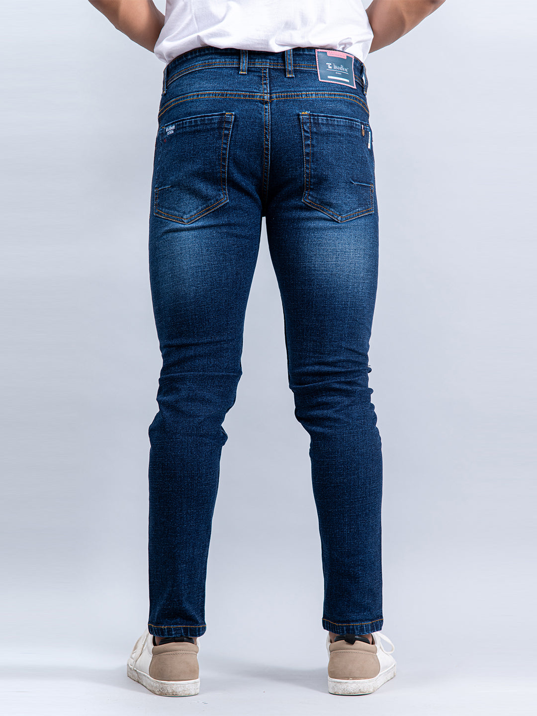 Washed Denim Men's Jeans