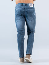 Grey Skinny Ankle Fit Mens Denim Jeans