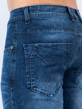 Blue Skinny Ankle Fit Mens Denim Jeans