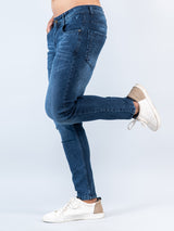 Blue Skinny Ankle Fit Mens Denim Jeans