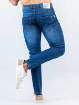 Blue Skinny Ankle Fit Mens Denim Jeans