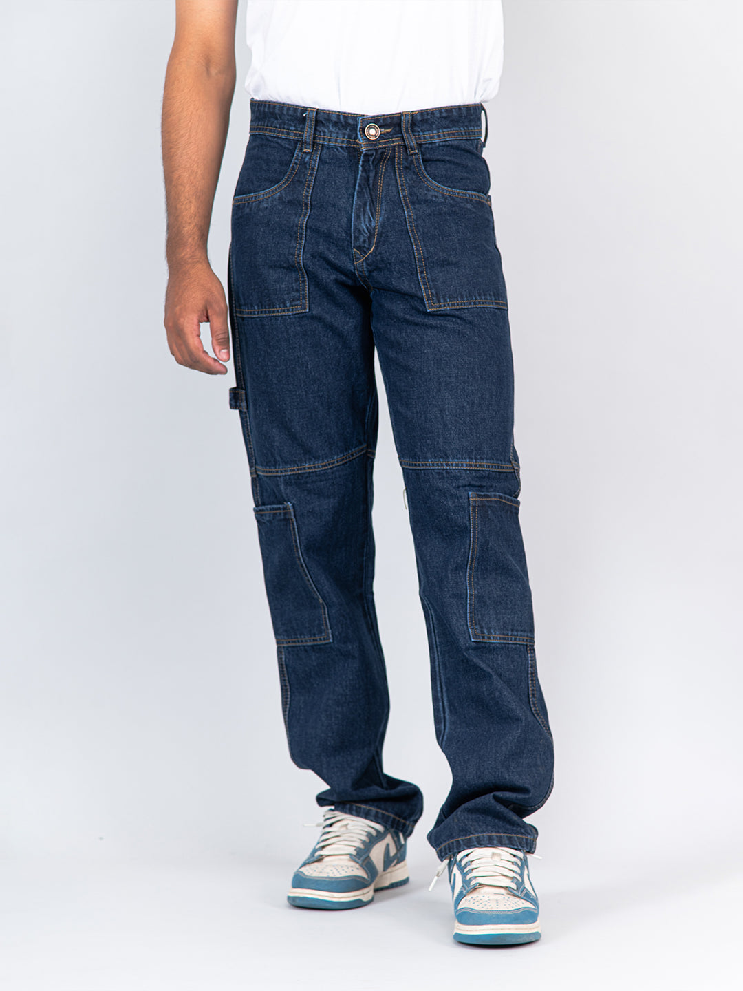 stright fit denim jeans 