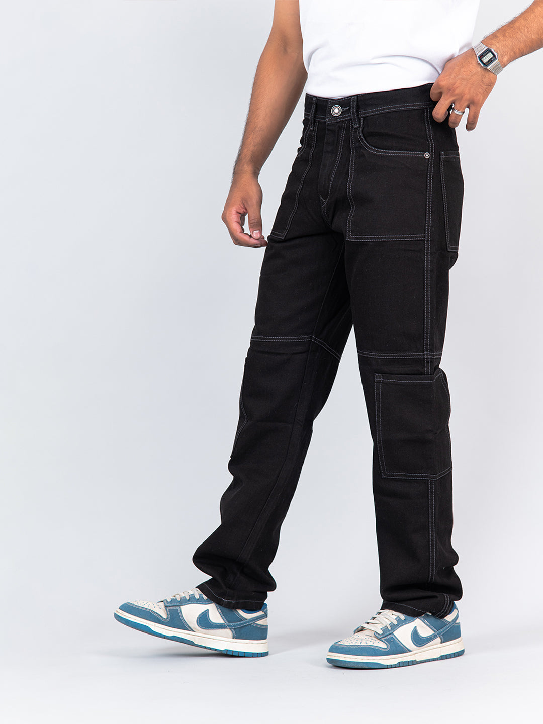 black denim jeans 