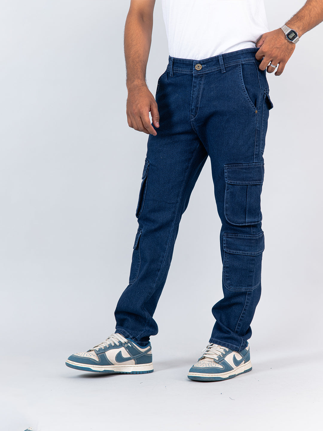 Boys blue cargo on sale pants