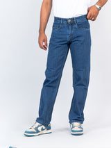 Blue Straight Fit Mens Jeans