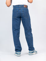 Blue Straight Fit Mens Jeans