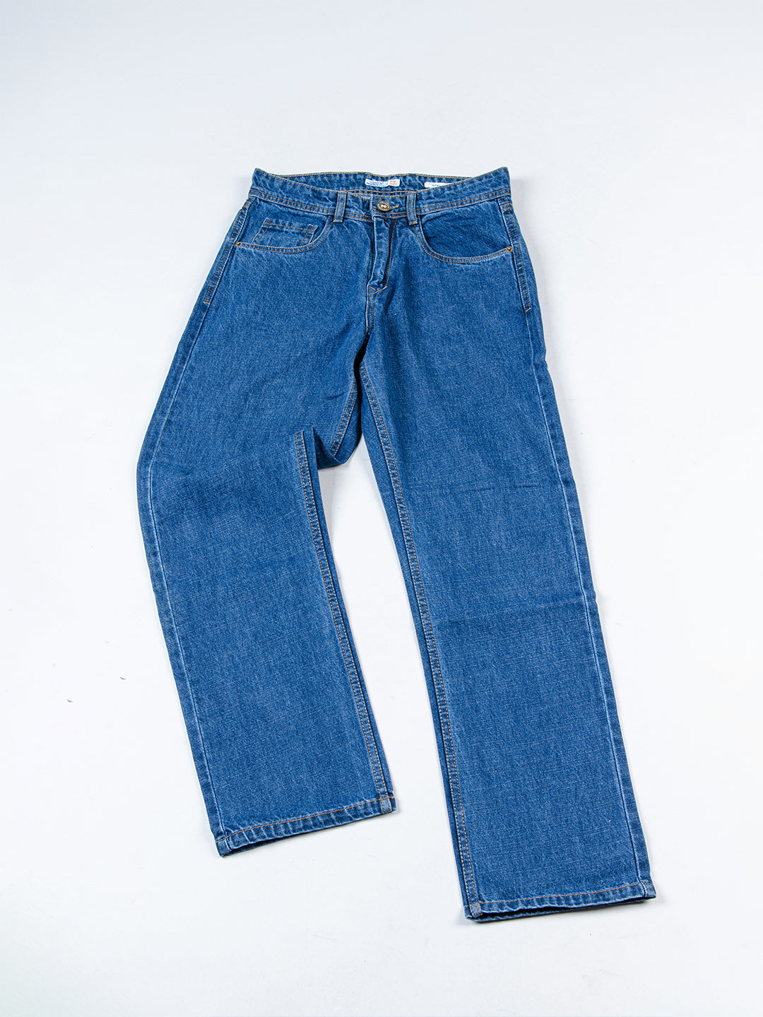 Blue Straight Fit Mens Jeans