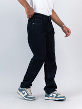 Navy Blue Straight Fit Mens Jeans