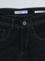 Dark Grey Straight Fit Mens Jeans