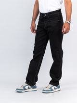 Black Straight Fit Mens Jeans