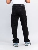 Black Straight Fit Mens Jeans