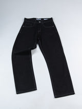 Black Straight Fit Mens Jeans