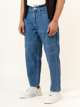 Blue Baggy Fit Denim Jeans