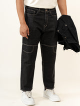 Black Baggy Fit Denim Jeans