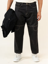 Black Baggy Fit Denim Jeans