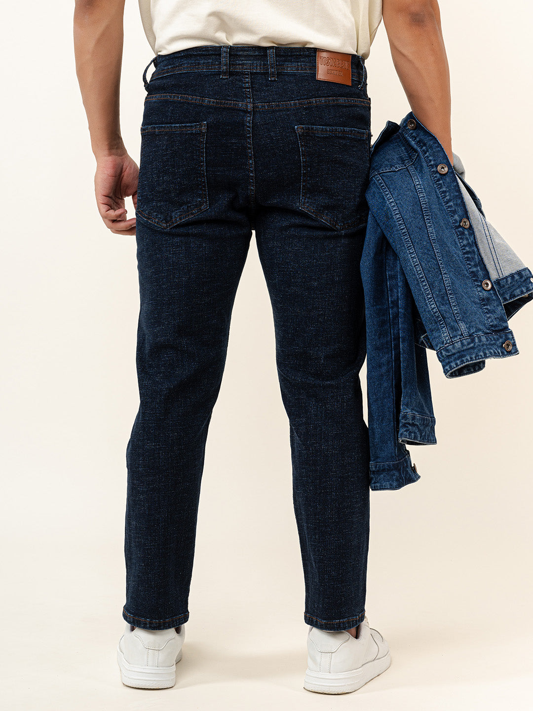 Dark Blue Slim Fit Denim Jeans