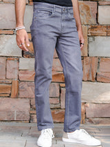 Stone Grey Slim Fit Denim Jeans