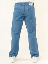 Blue Straight Fit Denim Jeans