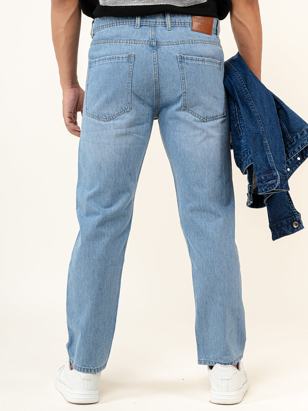 Light Blue Slim Fit Denim Jeans