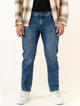 Blue Ankle Fit Denim Jeans