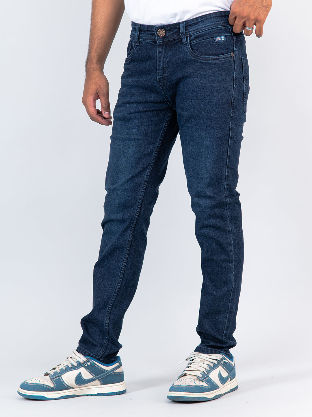 Cheap Men's Ripped Jeans Korean Style Trendy Men's Denim (Ankle-Length Pants)  Slim Fit Slim-Fit Ankle-Length | Joom