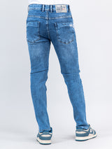 Light Blue Ankle Fit Denim Jeans