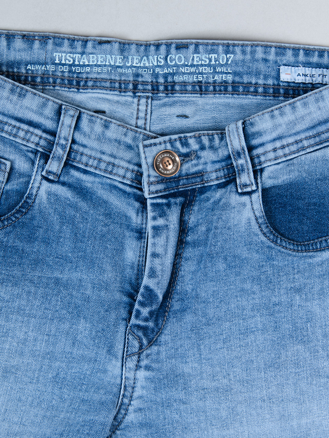 Mens Denim Jeans - Indigo Light - At Best Price | Fabrilife