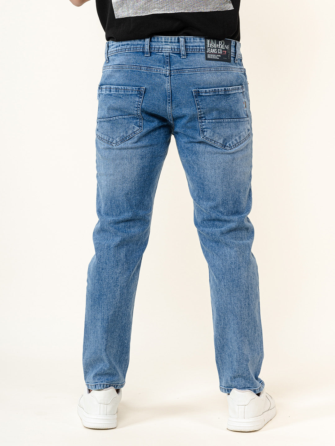 Blue Ankle Fit Denim Jeans