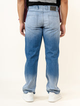 Light Blue Straight Fit Denim Jeans