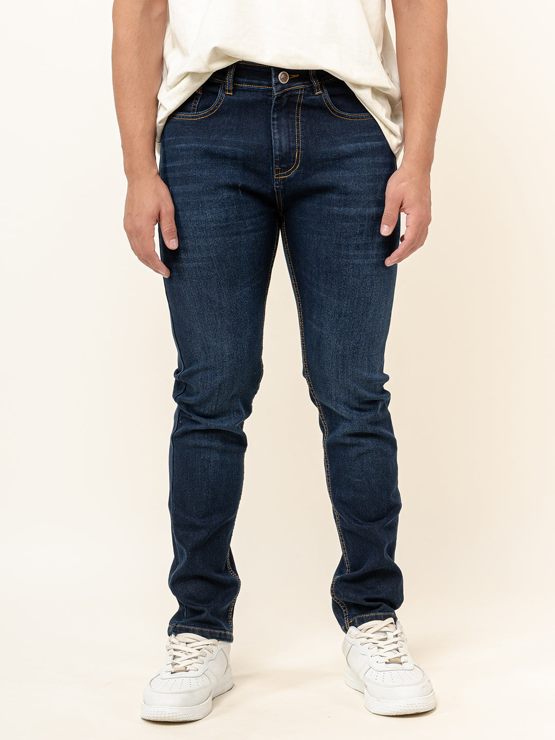 Dark Blue Slim Fit Denim Jeans