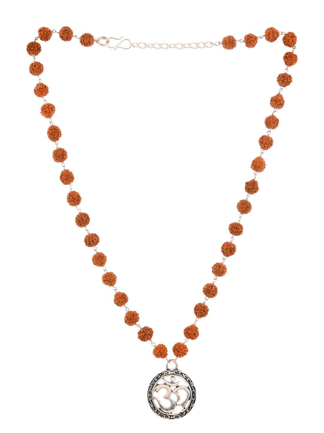 God Ethnic Beaded Mens Necklace