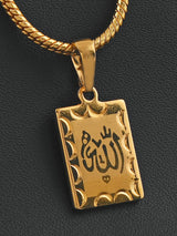 Religious God Symbol Gold Plated Pendant