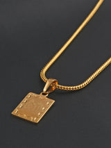 Religious God Symbol Gold Plated Pendant