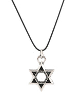 Big Star Oxidised Silvery Mens Pendant