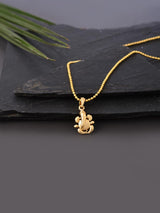 Lord Ganesha Gold Plated Pendant