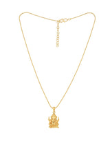 Spiritual Gold Plated Ganpati Pendant