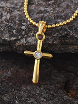 Cross Gold Plated Pendant