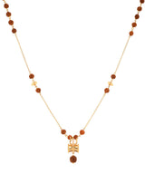 Shiv Trishul Damru Rudraksha Pendant