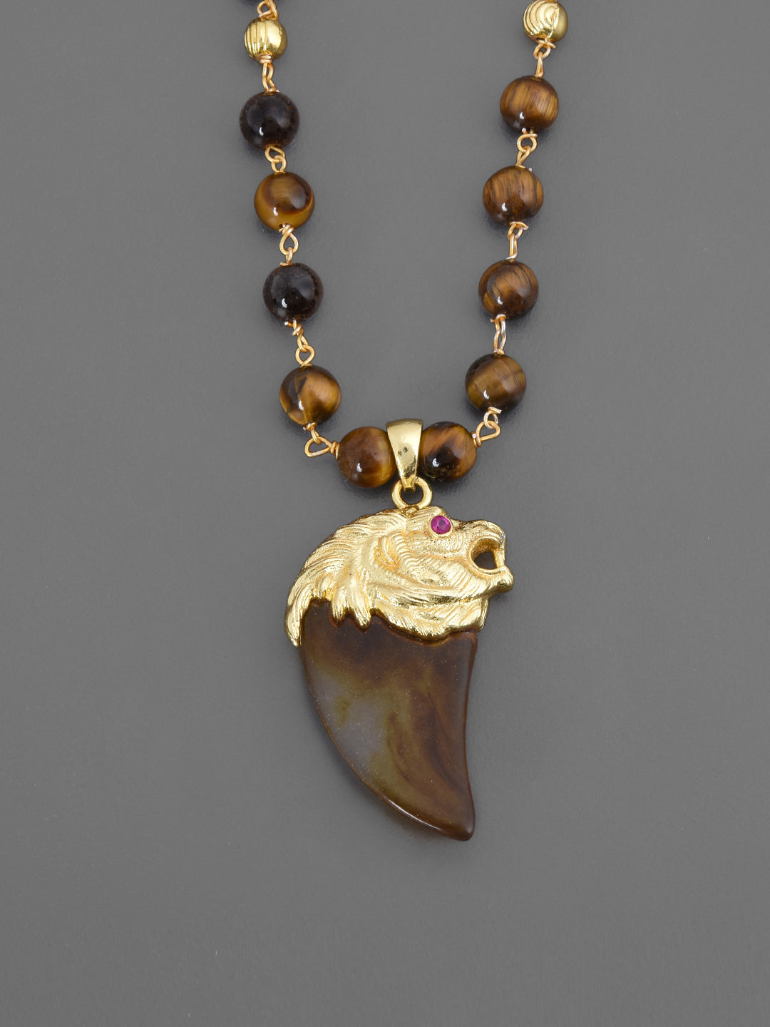 Lion Brass Claw Of A Lion Pendant - Voylla - 3097871
