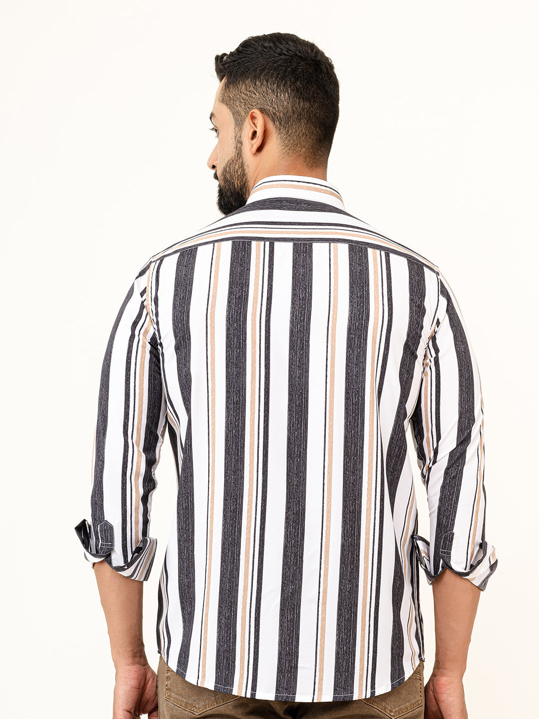 Stripes Crepe Shirt