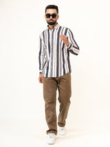 Stripes Crepe Shirt