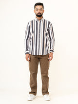 Stripes Crepe Shirt