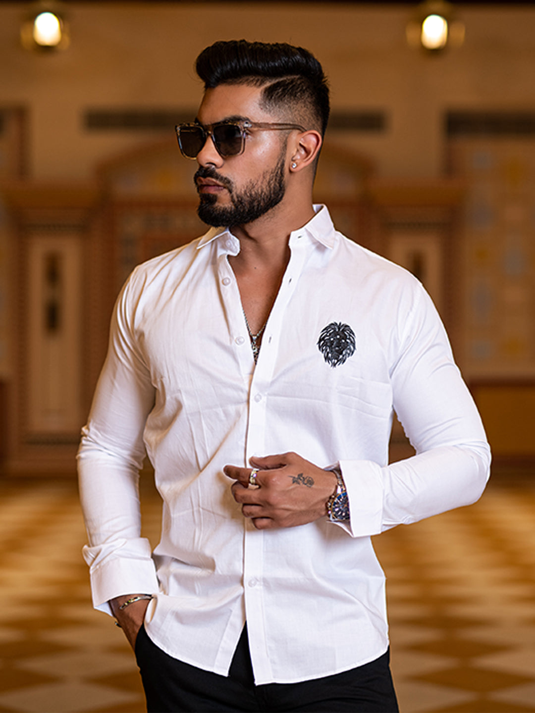 White shirts for men