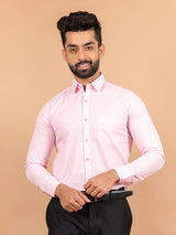 Baby Pink Linen Shirt