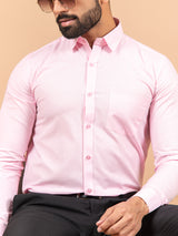 Baby Pink Linen Shirt