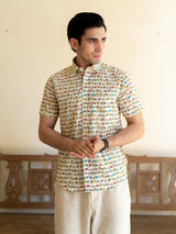 Camel Printed Shirts For Men